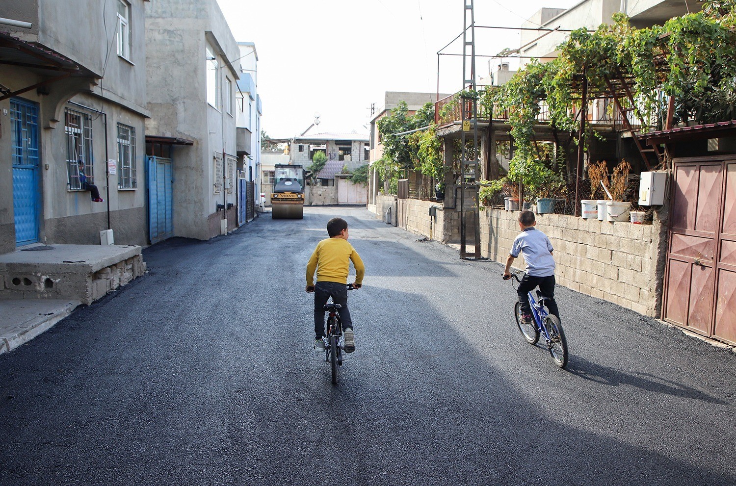 Kahramanmaraş&rsquo;ta Ey&uuml;p Sultan Mahallesi&rsquo;nde asfalt &ccedil;alışması
