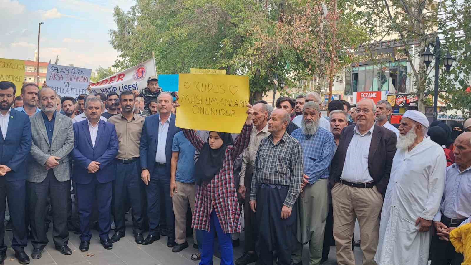 Adıyaman’daki STK’lar Filistinliler için buluştu