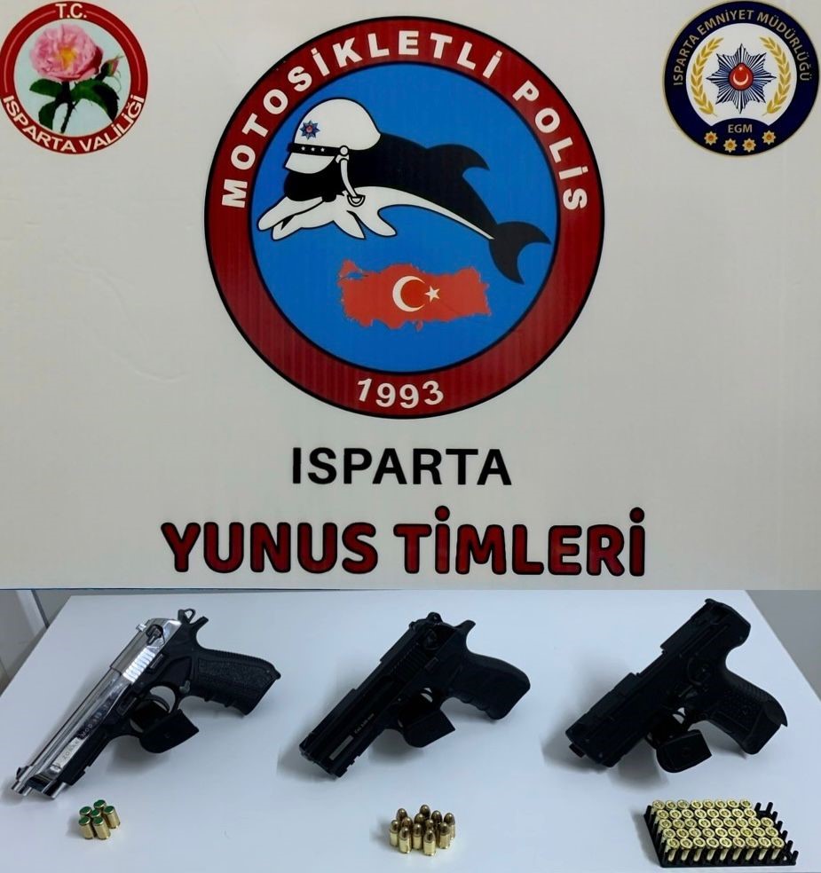 Isparta polisinden şok uygulama
