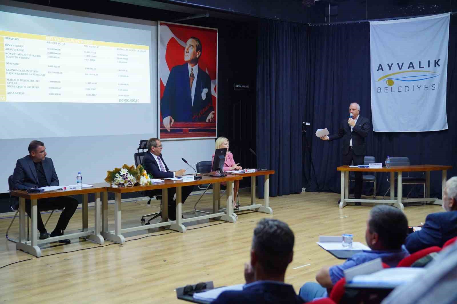 Ayvalık Belediye bütçesi bir milyar Türk Lirası