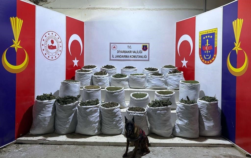 Diyarbakır&rsquo;da uyuşturucu operasyonu: 603 kilo esrar, 640 bin esrar bitkisi ele ge&ccedil;irildi

