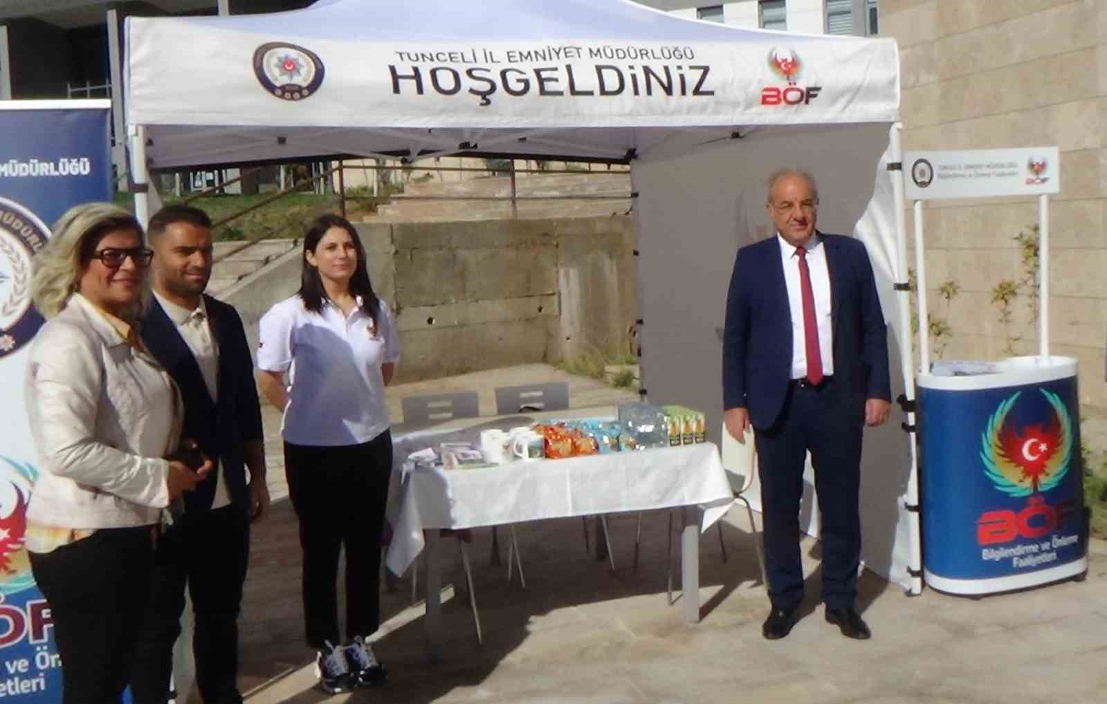 Tunceli Emniyet Müdürlüğünden öğrencilere bilgilendirme