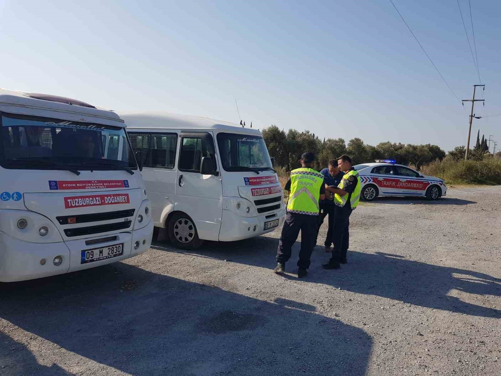 Söke’de öğrenci servisleri sıkı takipte