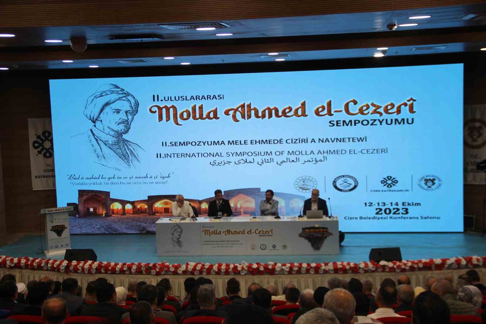 Şırnak’ta Uluslararası 2. Molla Ahmed el-Cezeri sempozyumu başladı