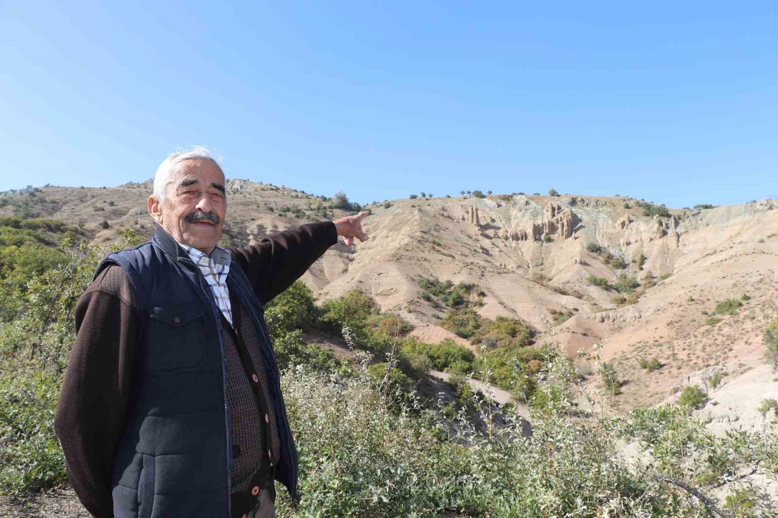 Bunlar da Tokat’ın peri bacaları, boyları 10 metreyi buluyor