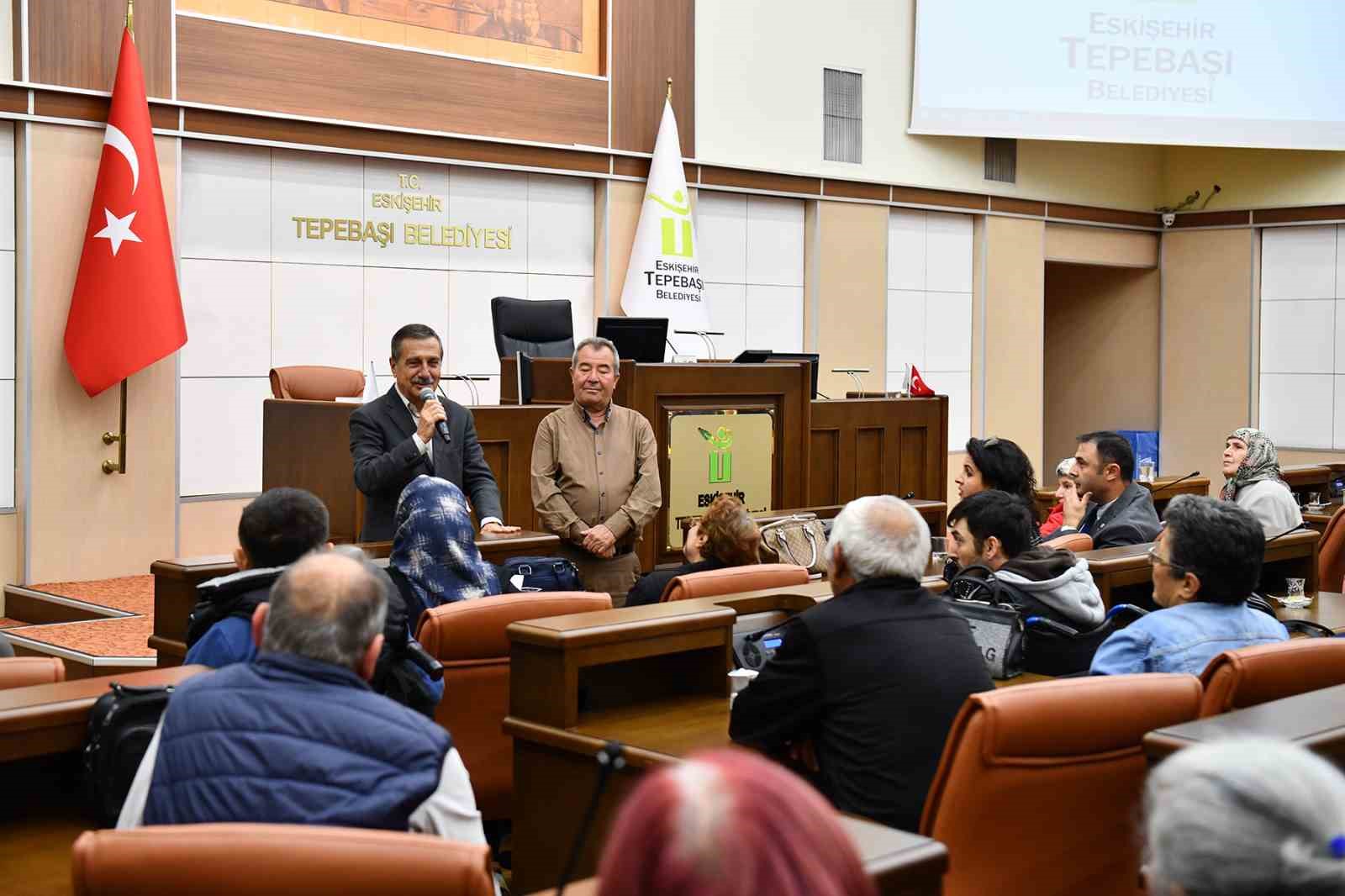 Tepebaşı Belediye Başkanı Ataç Türkiye Sakatlar Derneği üyeleri ile bir araya geldi