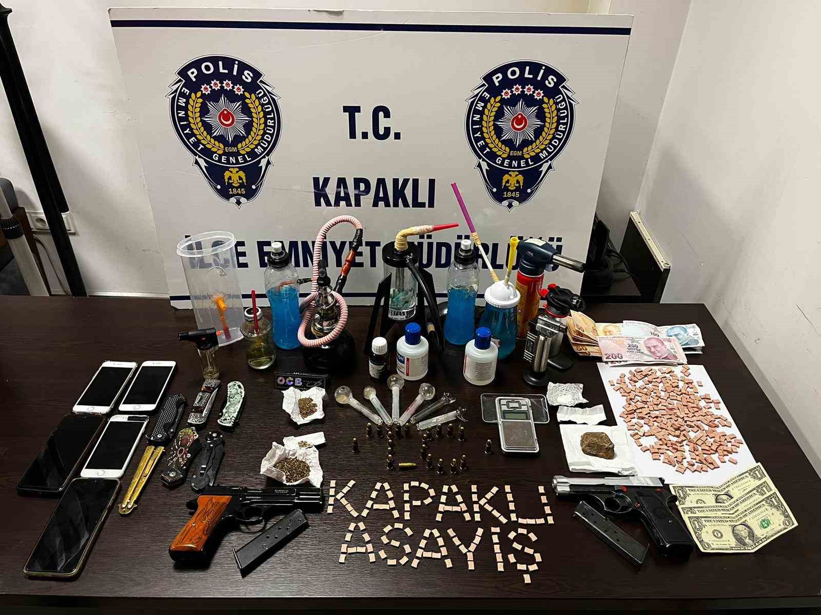 Kapaklı’da 2 mahalleye uyuşturucu operasyonu