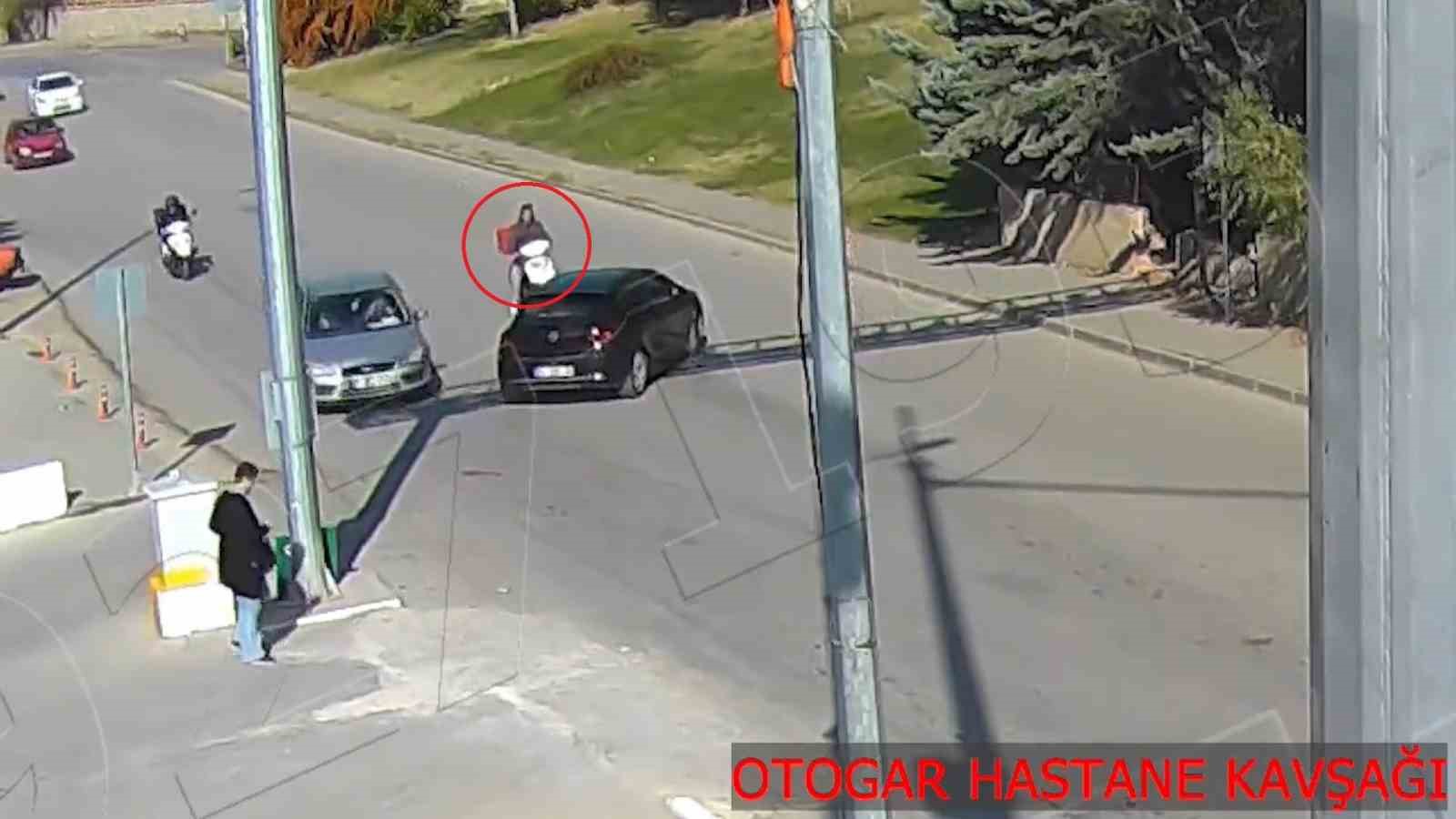 Kırıkkale’de trafik kazaları kamerada