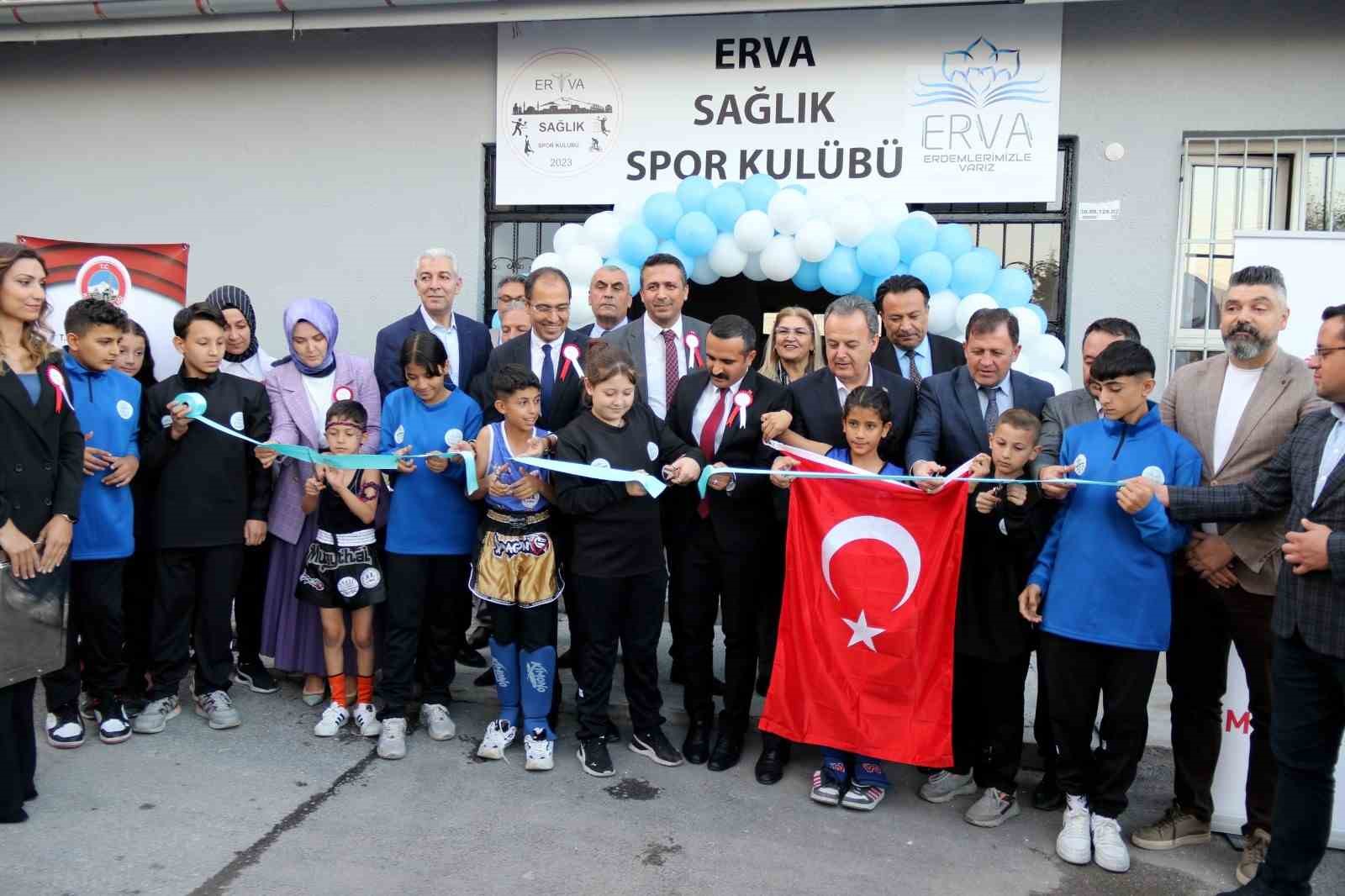 ERVA Sağlık Spor Kulübünün Açılışı Gerçekleştirildi