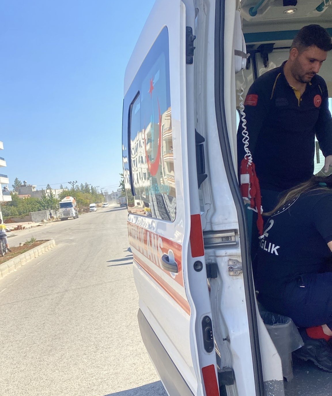 Midyat&rsquo;ta trafik kazası 1 yaralı
