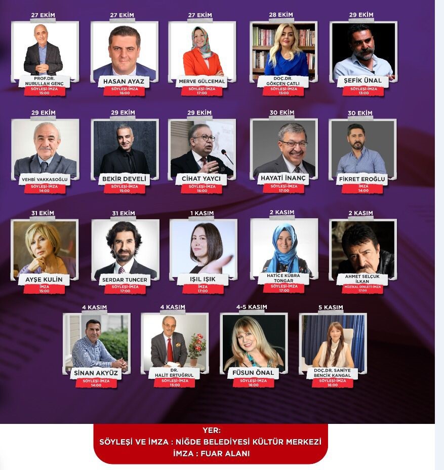Niğde Belediyesi’nden 6.Kitap Fuarı