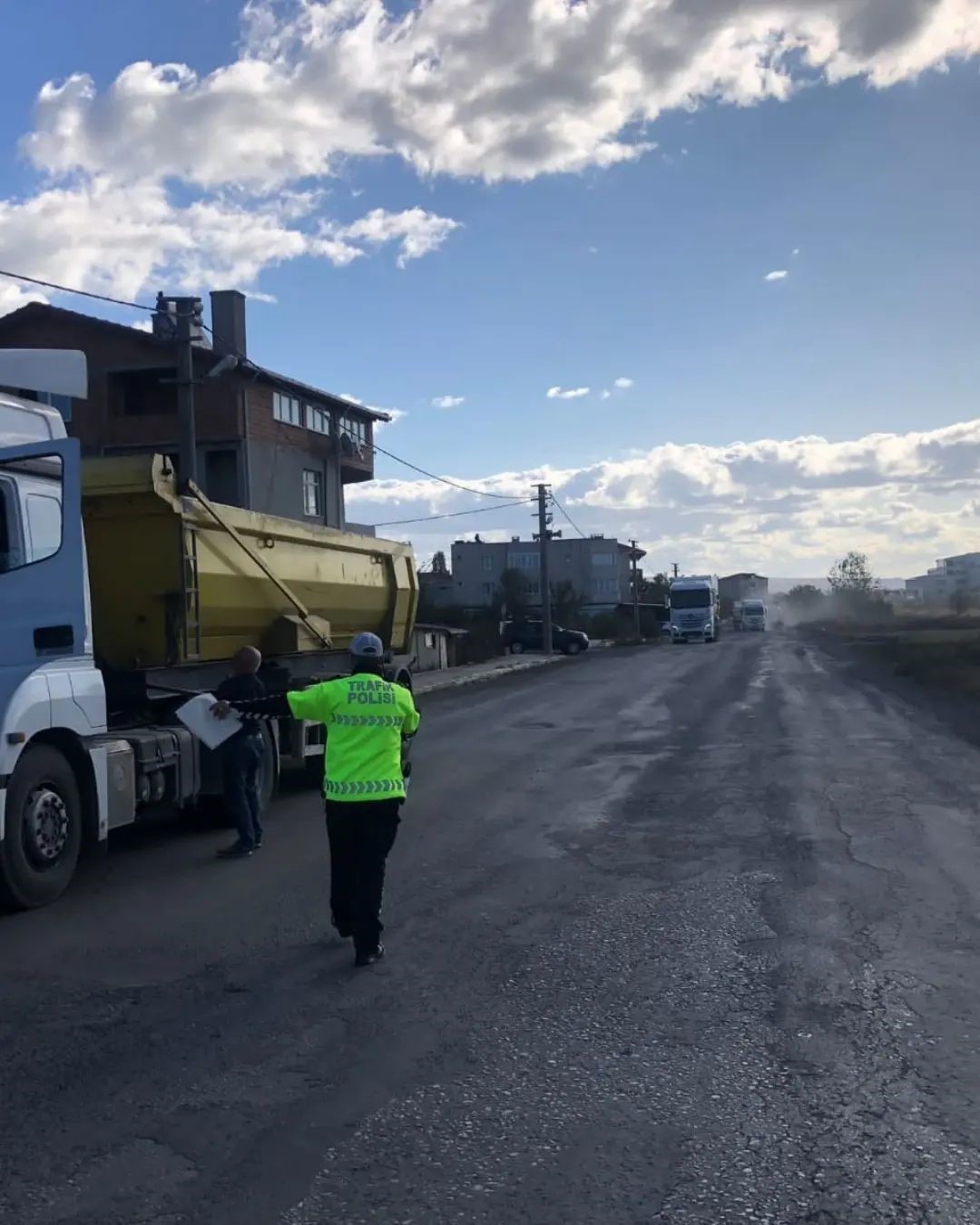 Kırklareli’nde yük taşıyan araçlar denetlendi