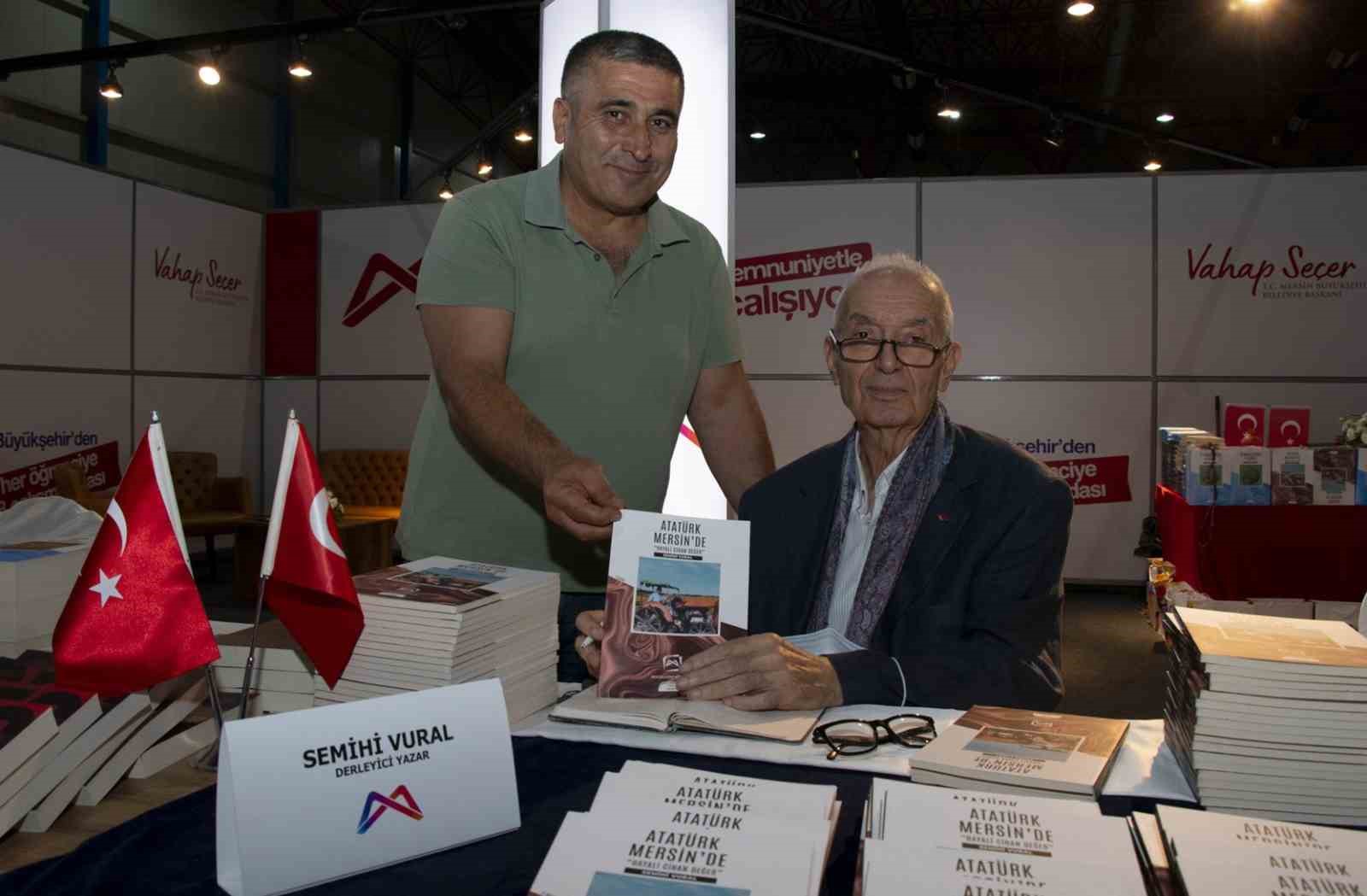 &rsquo;8. CNR Mersin Kitap Fuarı&rsquo;nda Mersin B&uuml;y&uuml;kşehir Belediyesinin standına yoğun ilgi
