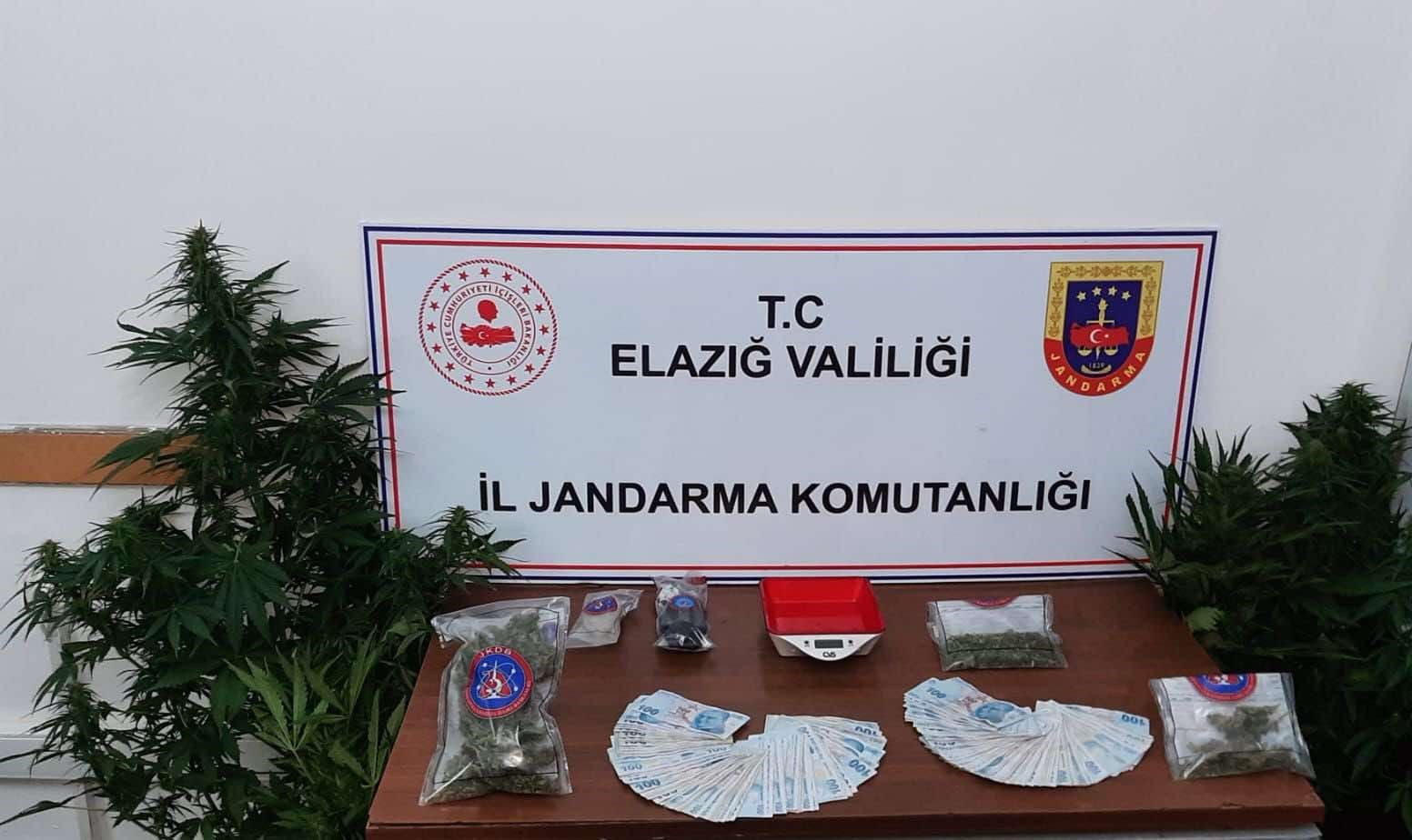Elazığ’da uyuşturucu madde operasyonu