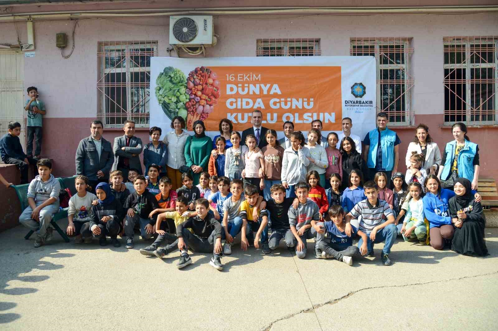 Diyarbakır’da Dünya Gıda Günü’nde öğrenciler bilgilendirildi