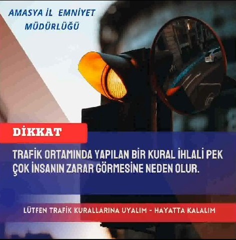 Amasya'da feci kazalar kamerada