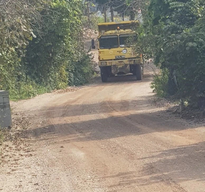 Ulubey&rsquo;de asfalt &ccedil;alışmaları s&uuml;r&uuml;yor
