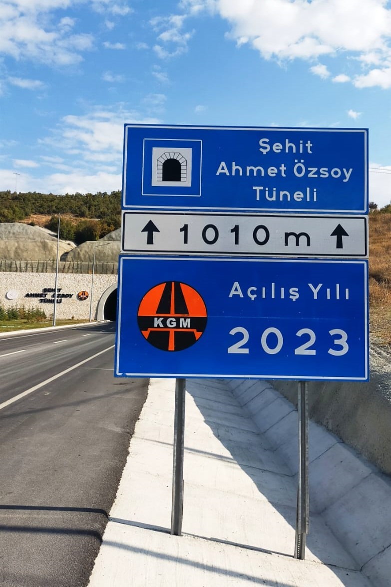 Amasya’da yeni tünele şehit Ahmet Özsoy’un adı verildi