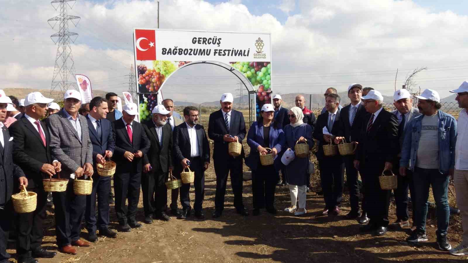 Gercüş’te bağ bozumu ve gastronomi festivali