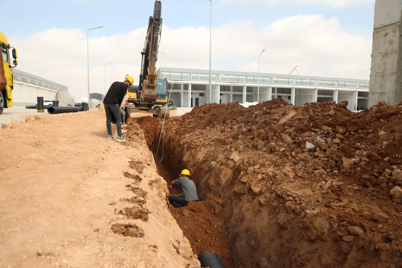 Kızıltepe Yeni Sanayi Sitesinde altyapı &ccedil;alışmaları başlatıldı
