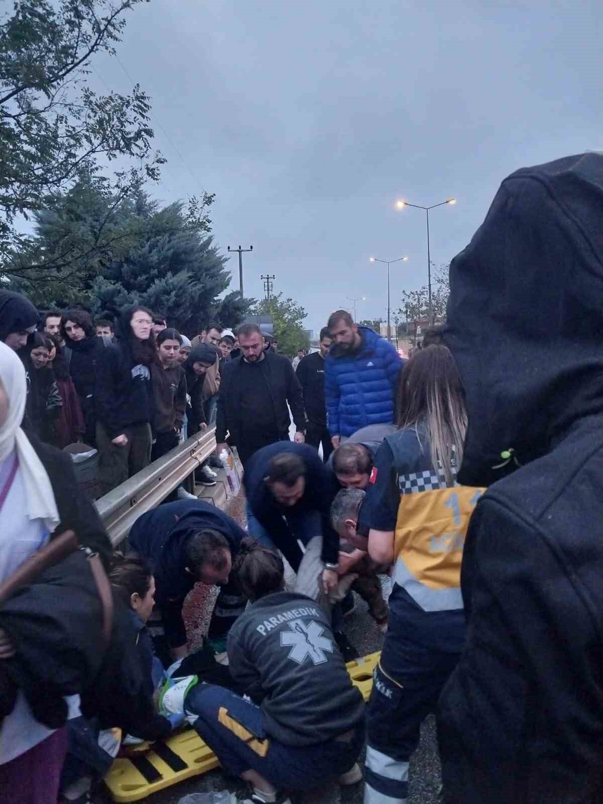 Hukuk &ouml;ğrencisi Batuhan&rsquo;ın &ouml;ld&uuml;ğ&uuml; kaza kamerada
