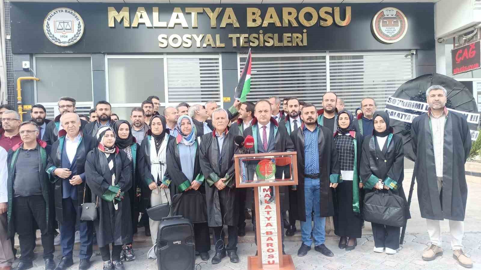 Malatya Barosu, sivillere ynelik insanlk suuna kar susmad
