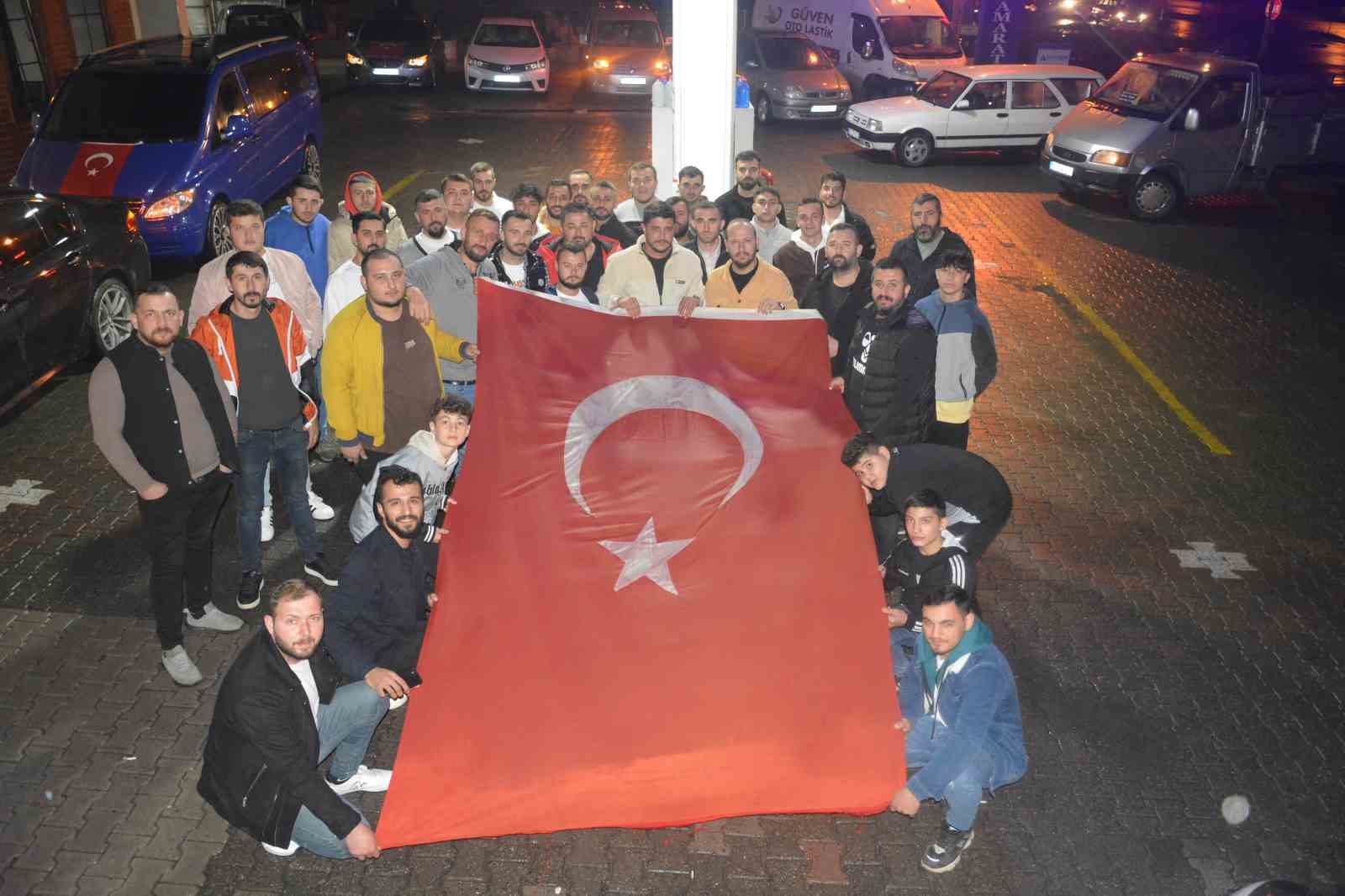 Ordu’da İsrail saldırılarına konvoylu tepki