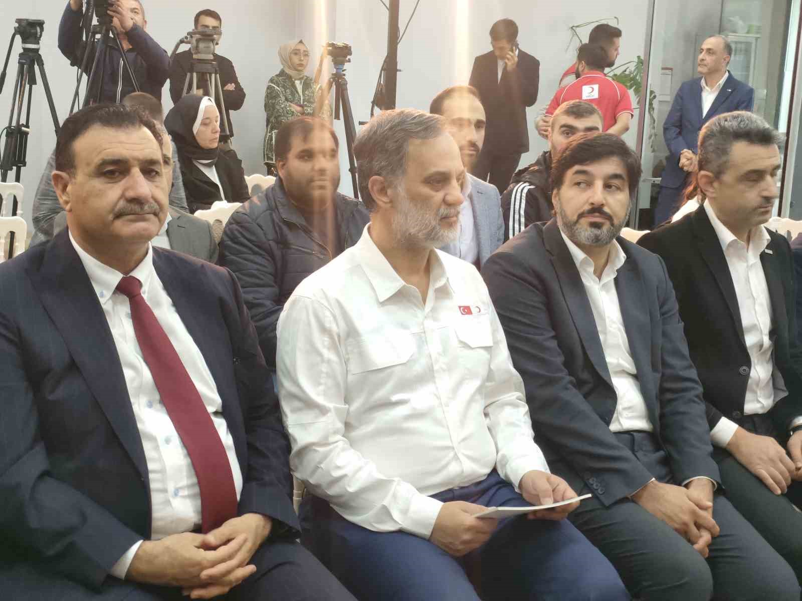 Türk Kızılay’ı ve STK’lardan Filistin için ortak yardım kampanyası