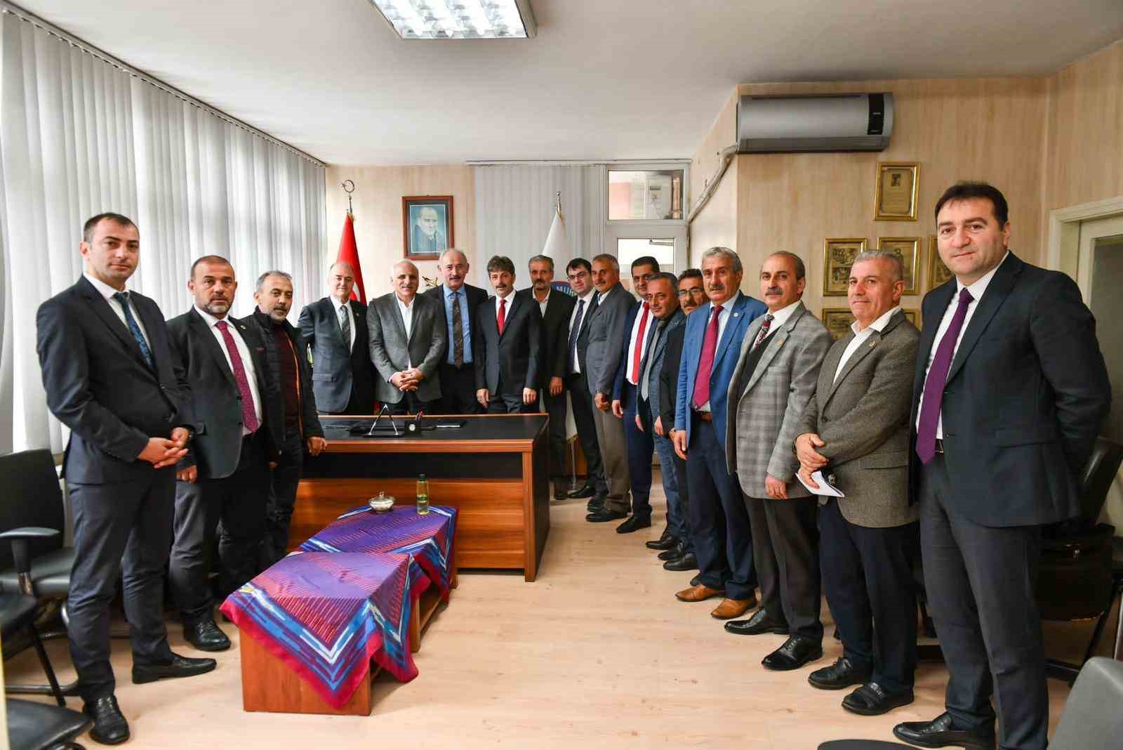 Başkan Zorluoğlu’ndan Trabzon Muhtarlar Federasyonu’na ziyaret