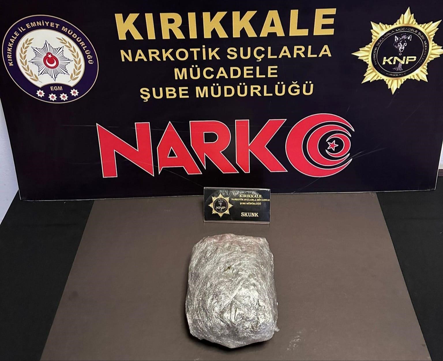 Kırıkkale’de uyuşturucu ile yakalanan 2 şahıs gözaltına alındı