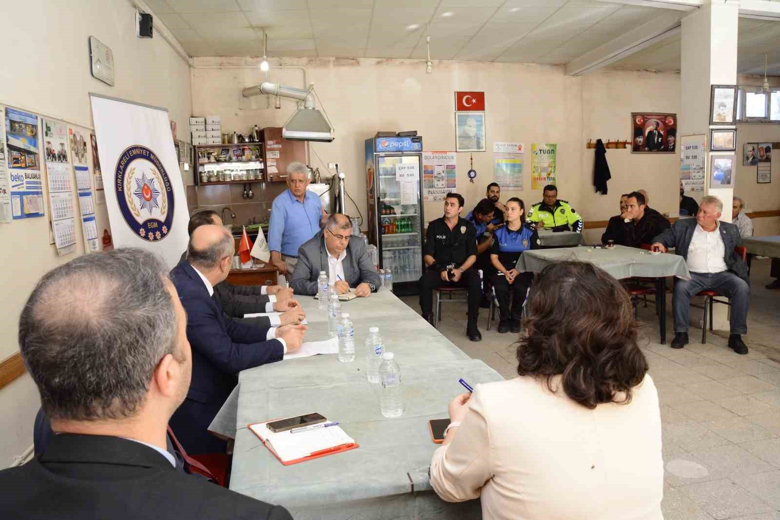Kırklareli&rsquo;nde huzur toplantısı
