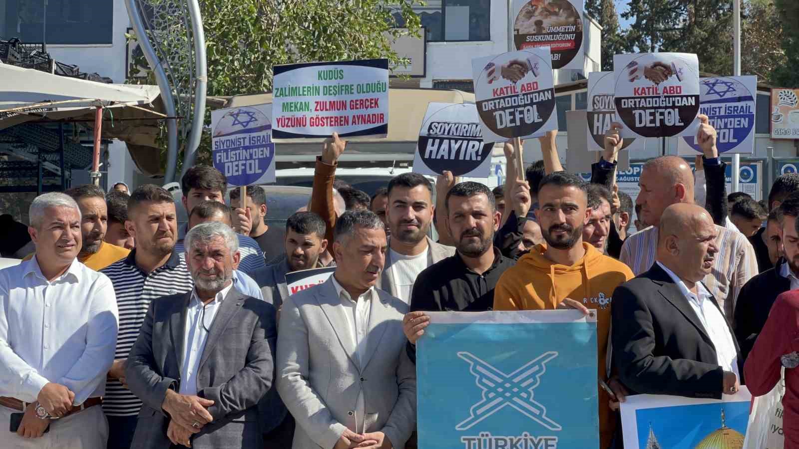 Silopi&rsquo;den İsrail ter&ouml;r&uuml;ne tepki
