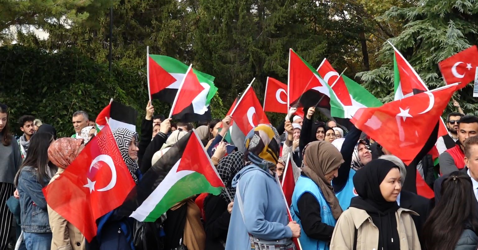 Kırklareli&rsquo;de İsrail protesto edildi
