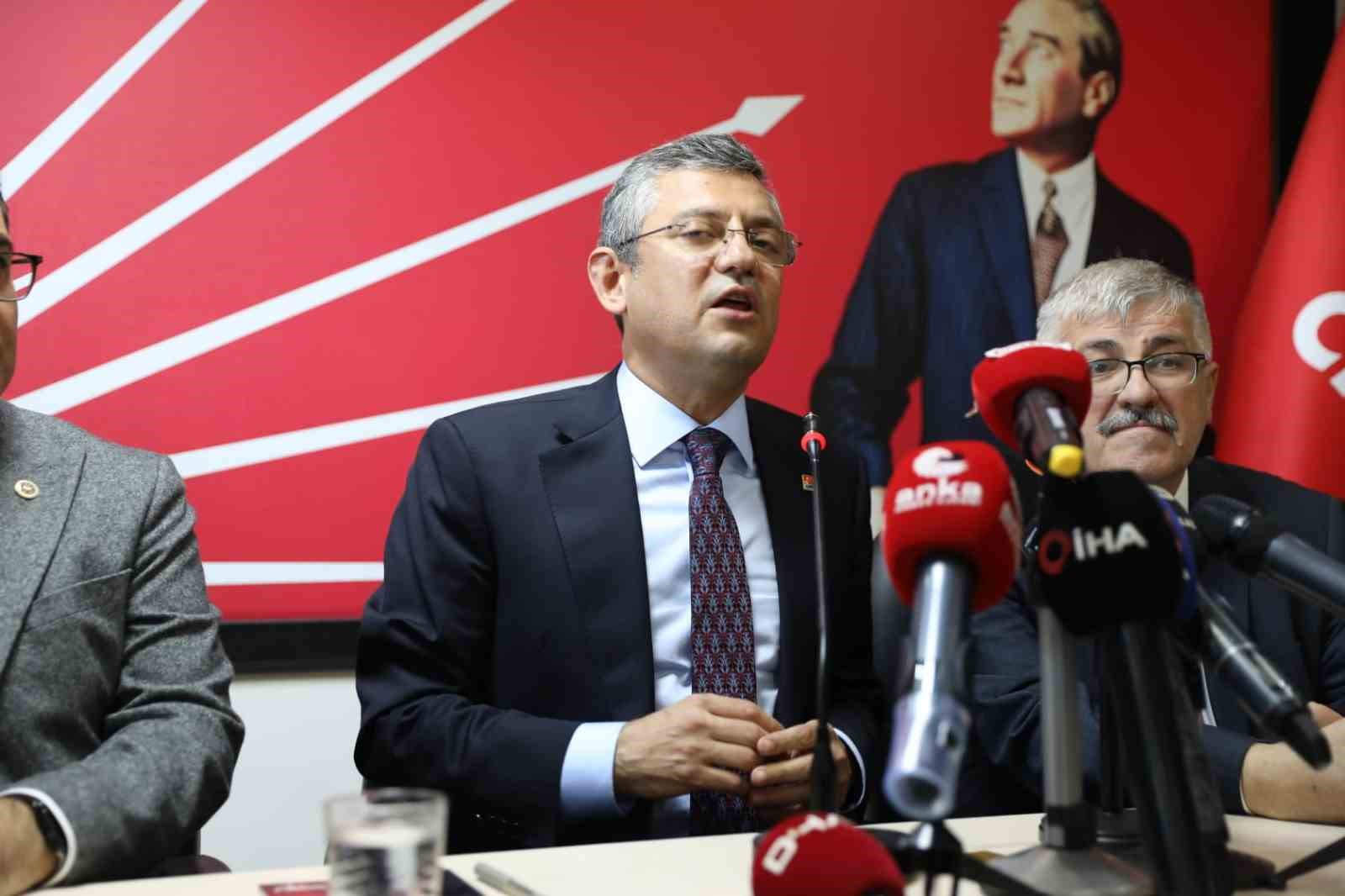 CHP Genel Başkan adayı &Ouml;zel: &ldquo;Partiden, sandıktan, siyasetten kopuş var, Buna engel olmak gerekiyordu&rdquo;
