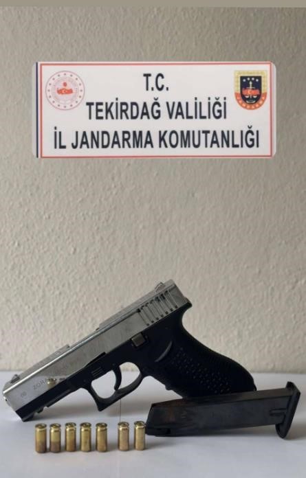 Tekirdağ’da kurusıkıdan bozma silah ele geçirildi