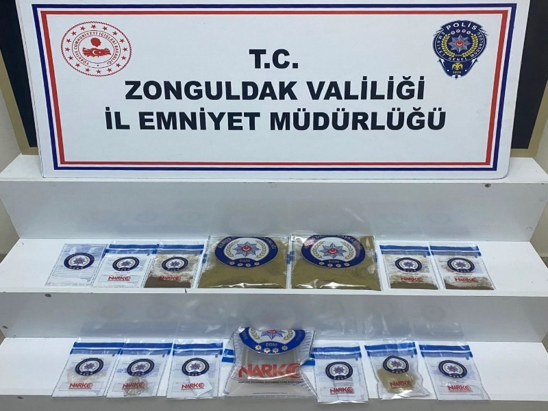 Zonguldak’ta uyuşturucu operasyonunda 1 tutuklu