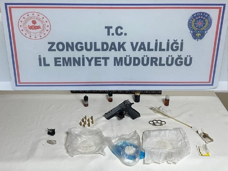 Zonguldak&rsquo;ta uyuşturucu operasyonunda 1 tutuklu
