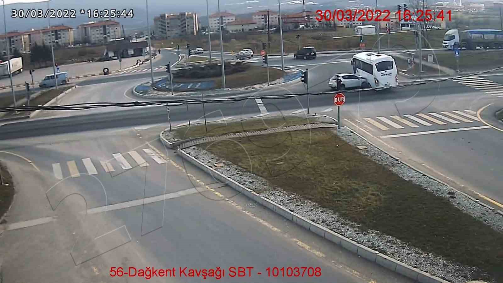 Bolu’da 2023 yılının bazı trafik kazaları kamerada
