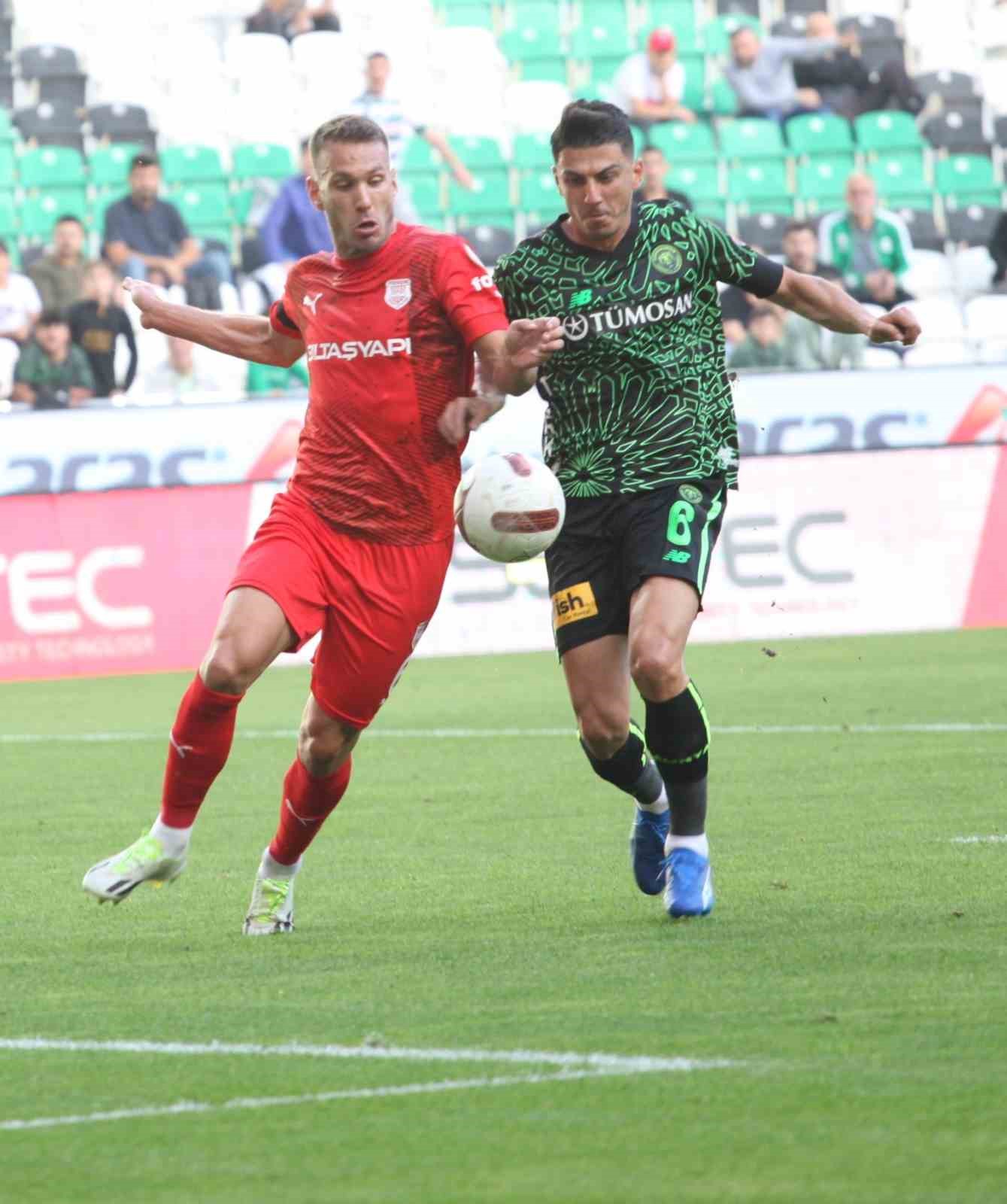 Trendyol S&uuml;per Lig: Konyaspor: 0 - Pendikspor: 0 (İlk yarı)
