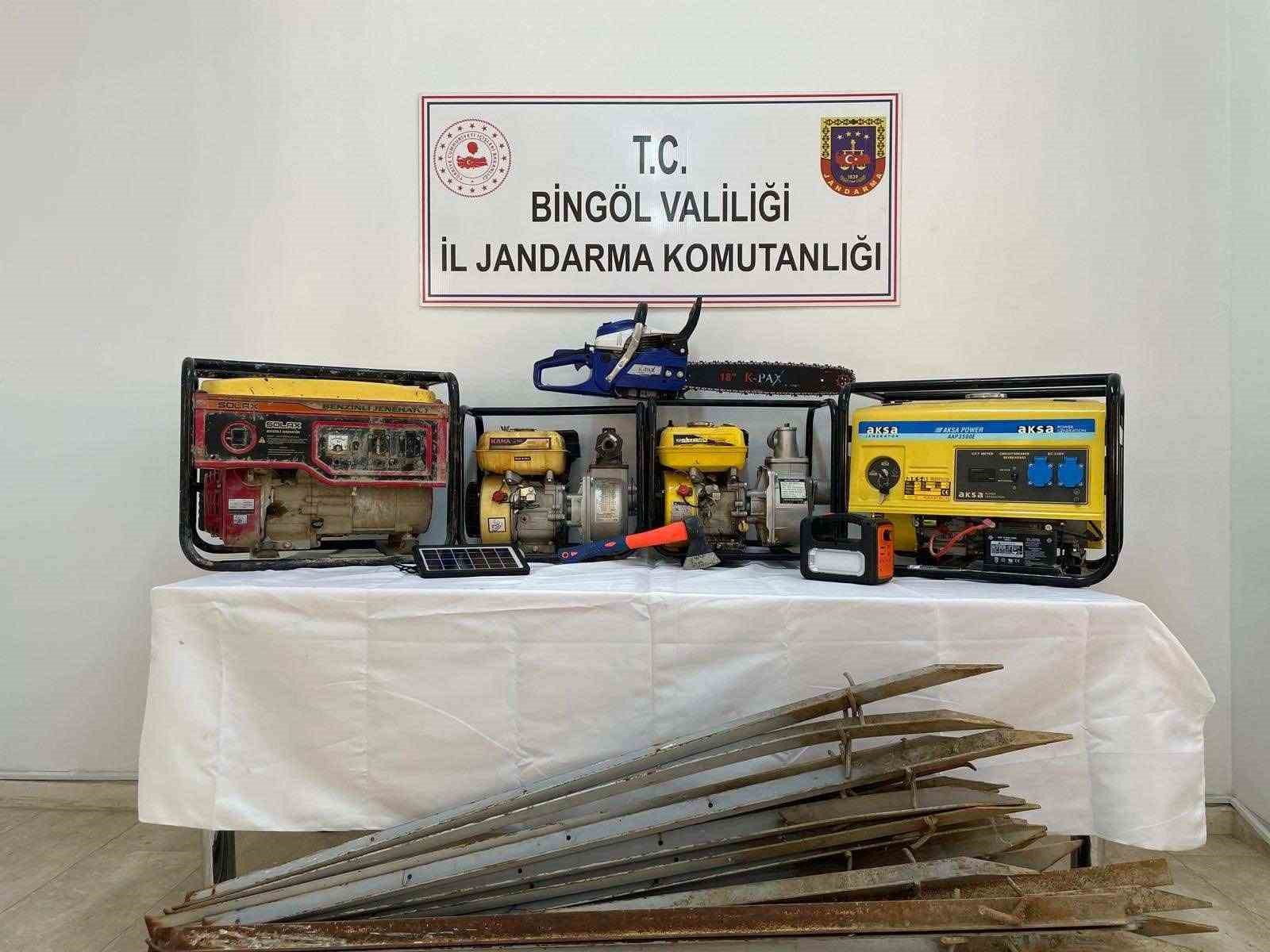 Bingöl’de 10 ayrı hırsızlık olayına karışan 2 kişi tutuklandı
