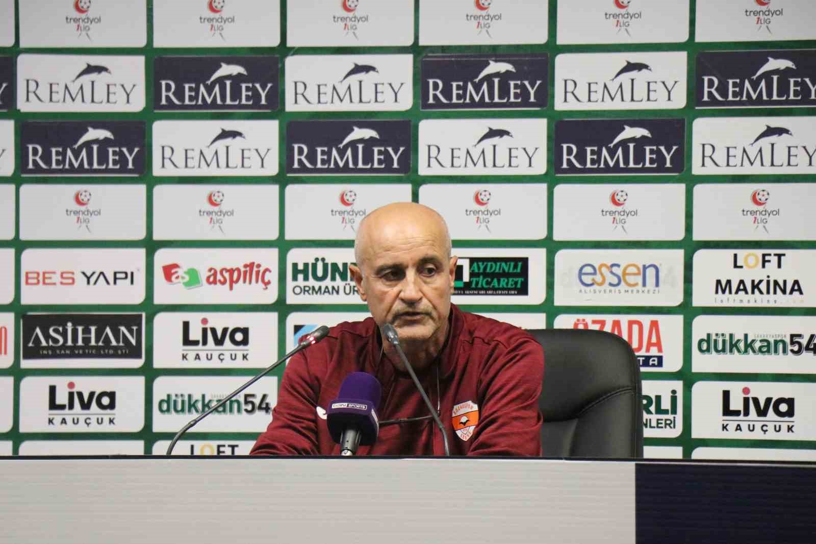 Sakaryaspor - Adanaspor maçının ardından