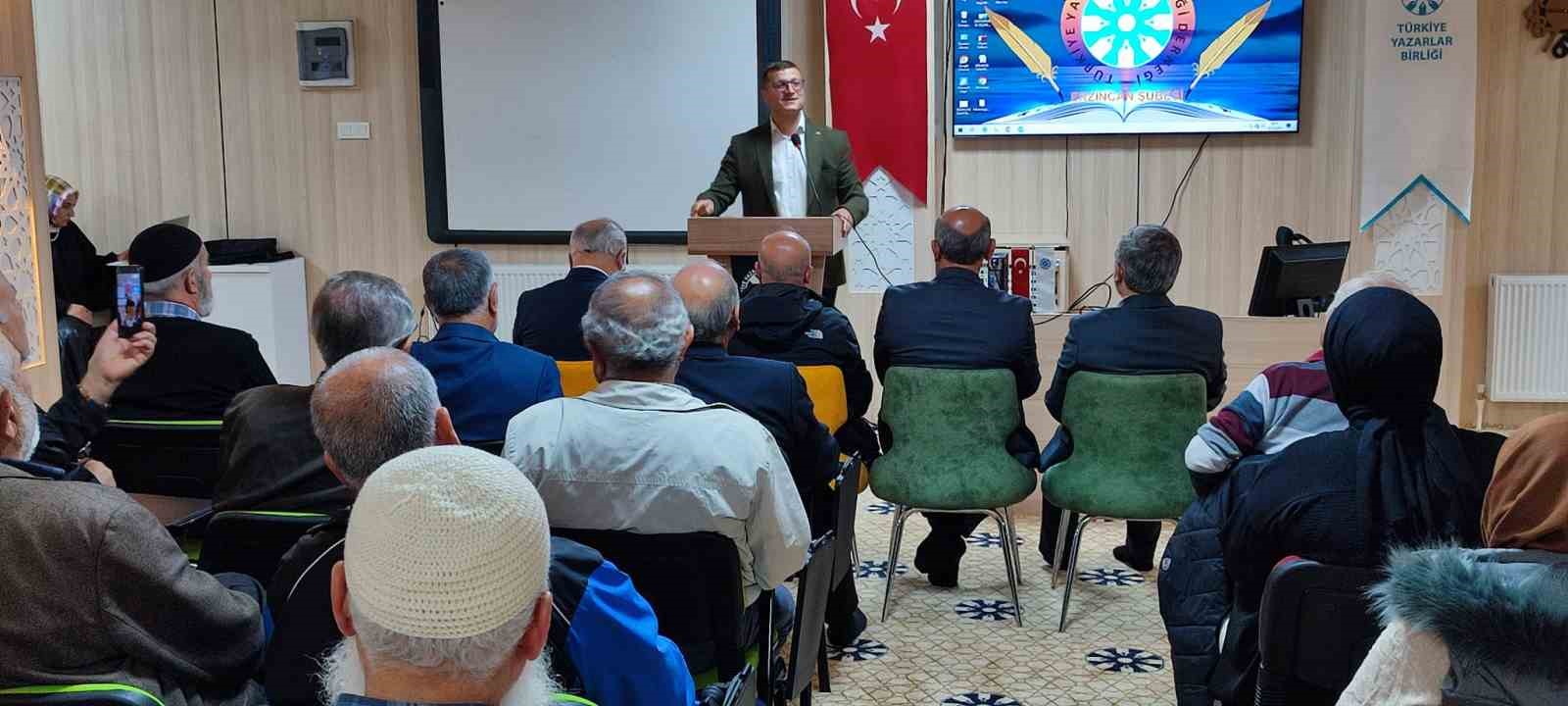 Doç. Dr. Aydın: "Bir elmanın yarısı Türkiye ise diğer yarısı Filistin'dir"