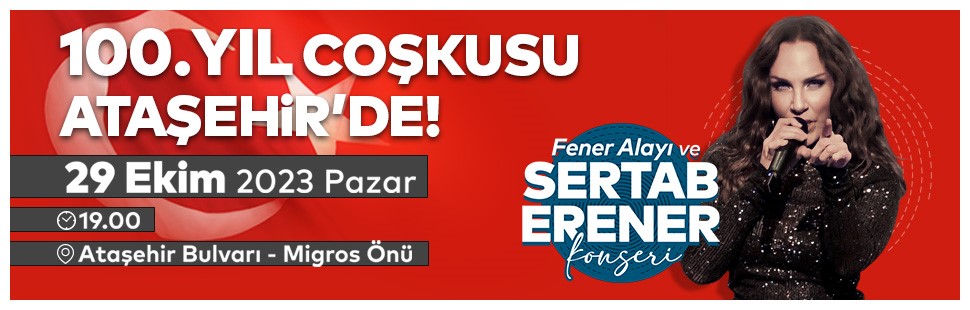 Cumhuriyetin 100. yılı Ataşehir’de coşkuyla kutlanacak