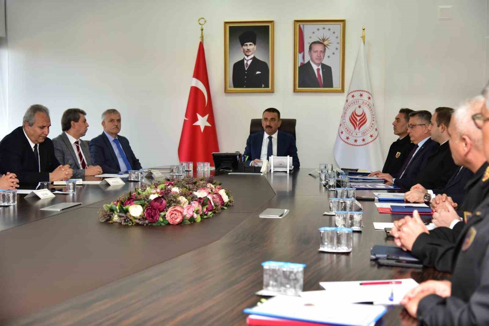 Zonguldak’ta asayiş ve güvenlik toplantısı gerçekleştirildi