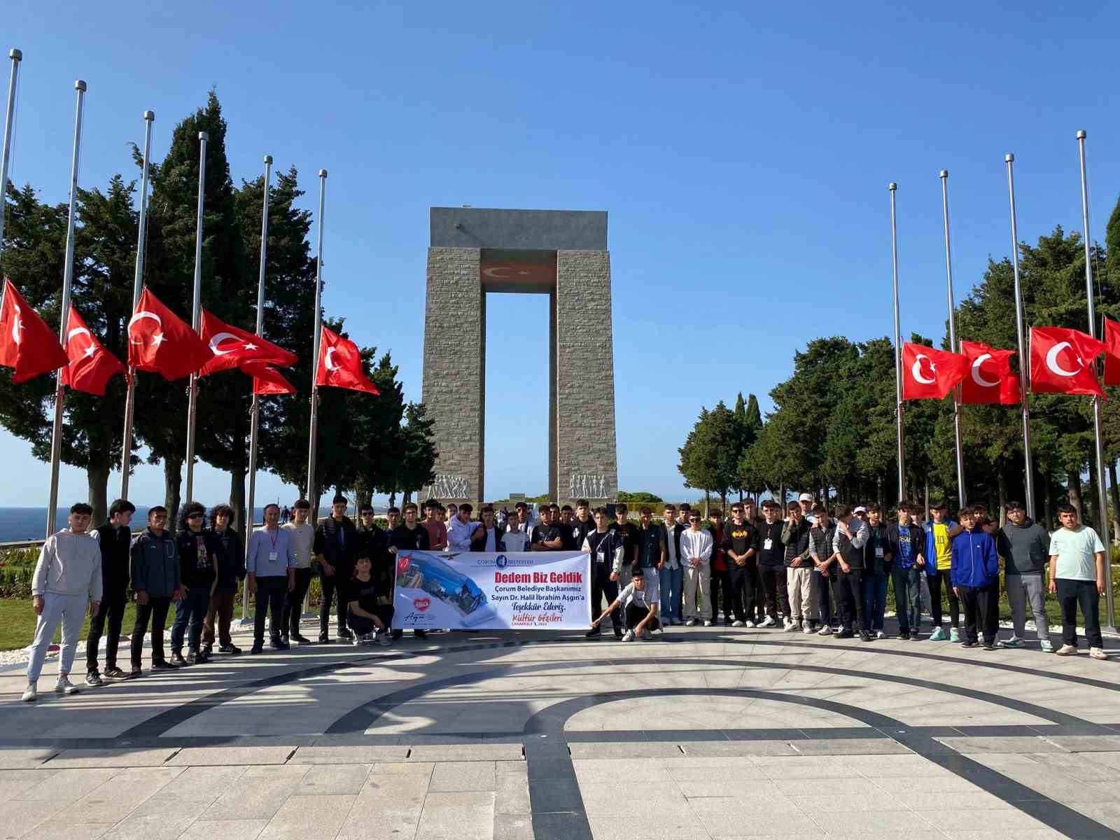 Çorum Belediyesi 1000 genci Çanakkale’ye götürüyor