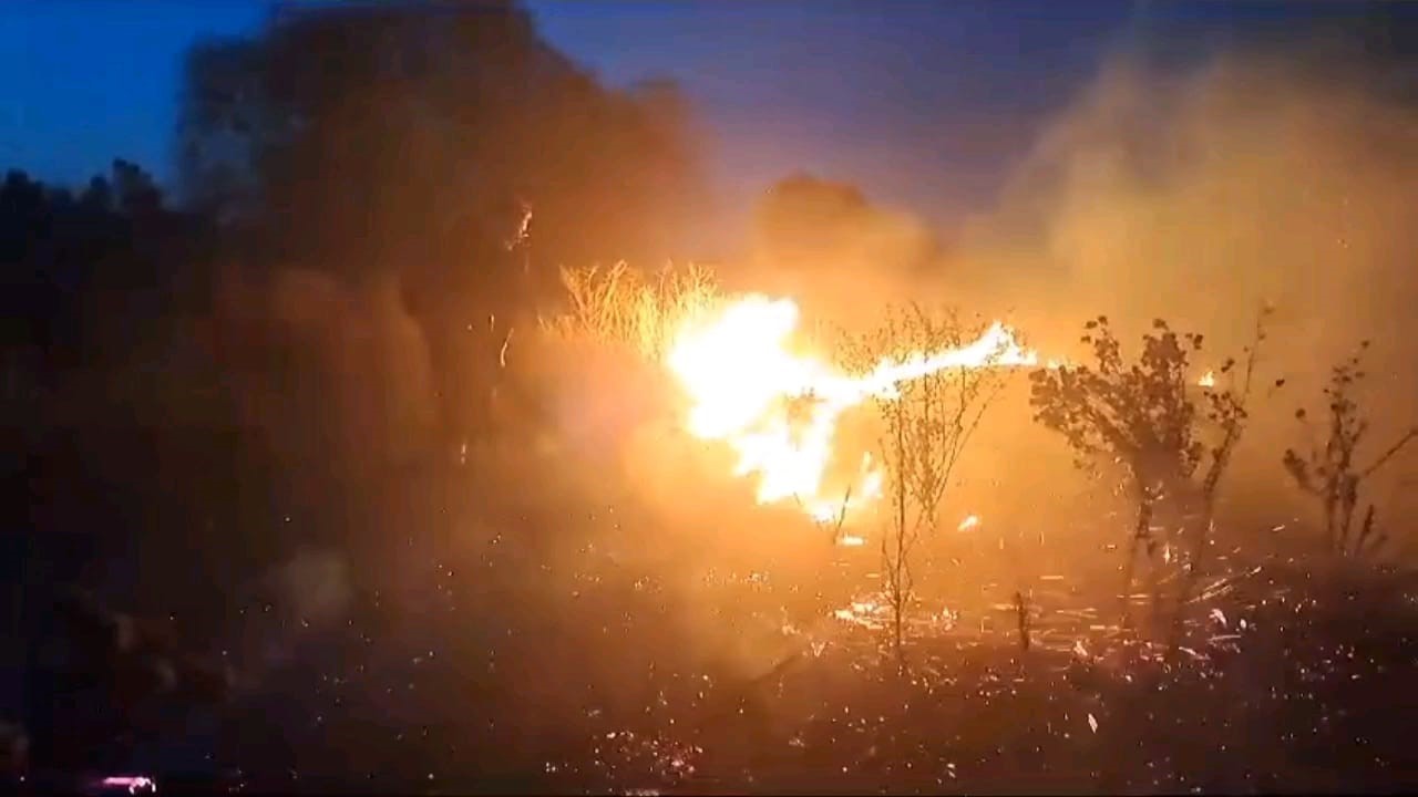 Edirne’de yakılan anızlar, kent merkezinde hava kirliliğini artırdı