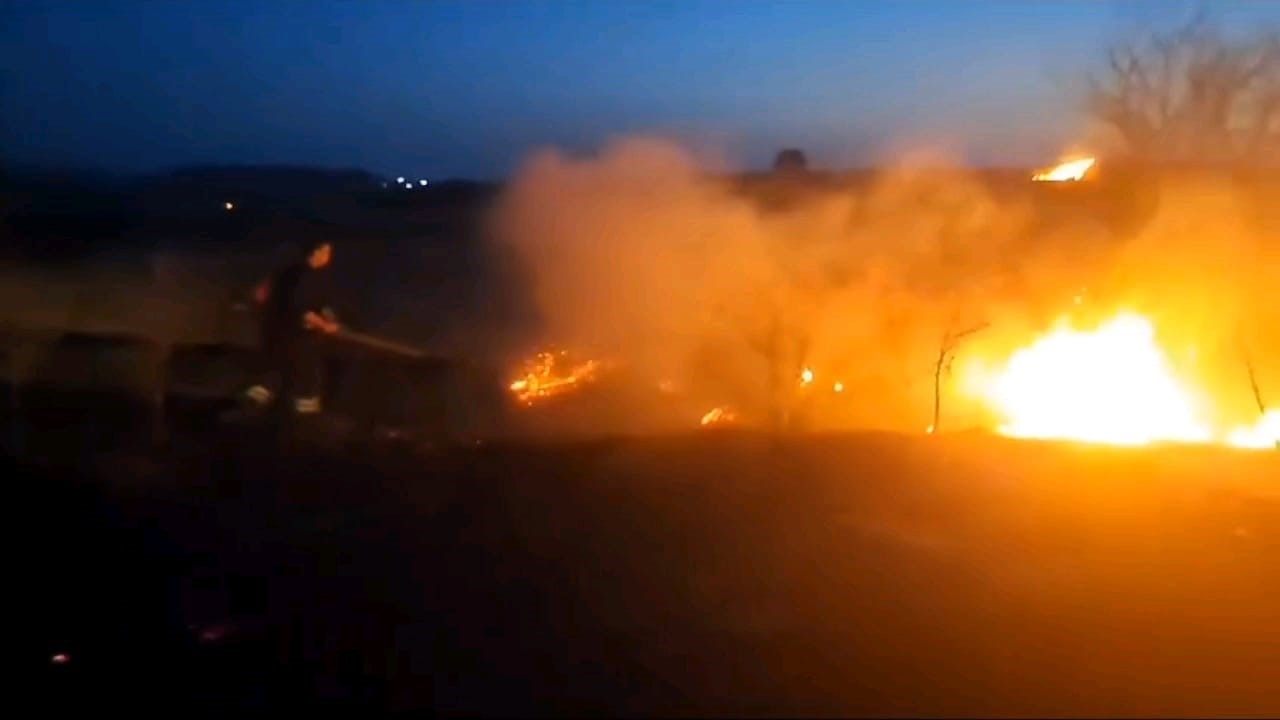 Edirne’de yakılan anızlar, kent merkezinde hava kirliliğini artırdı