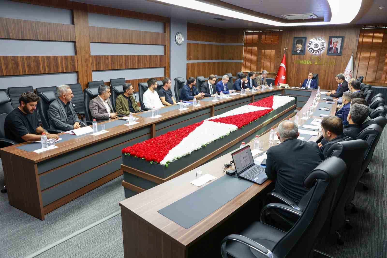 Bing&ouml;l&rsquo;de AFAD değerlendirme toplantısı yapıldı
