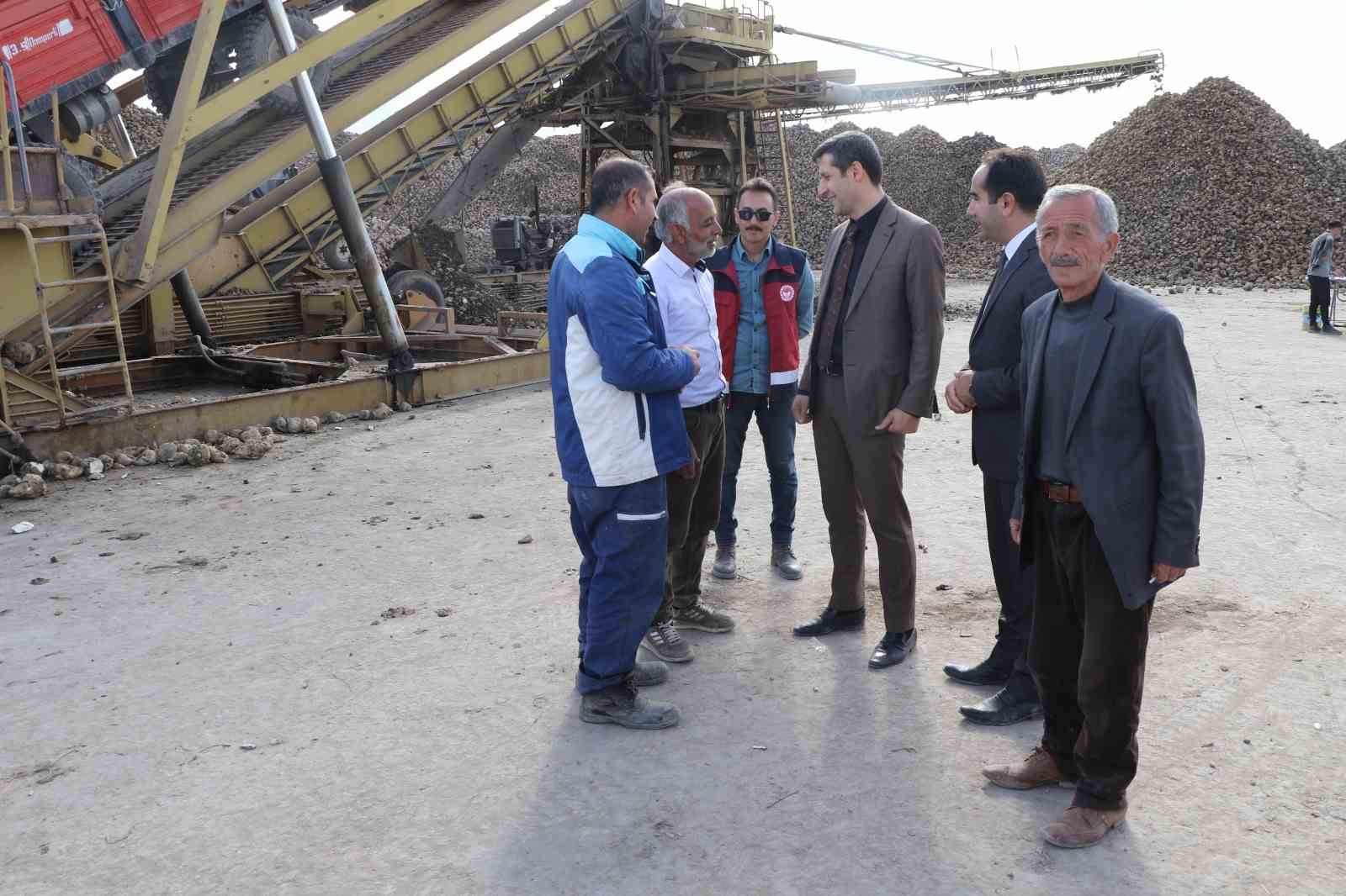 Ağrı İl Tarım ve Orman Müdürü’nden Şeker Fabrikası’na ziyaret