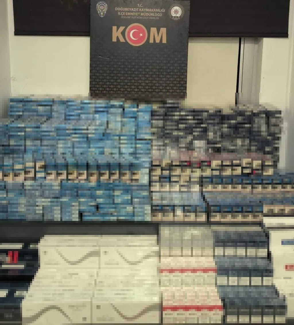 Ağrı’da 11 bin 130 paket kaçak sigara ve 2 bin 20 litre kaçak akaryakıt yakalandı